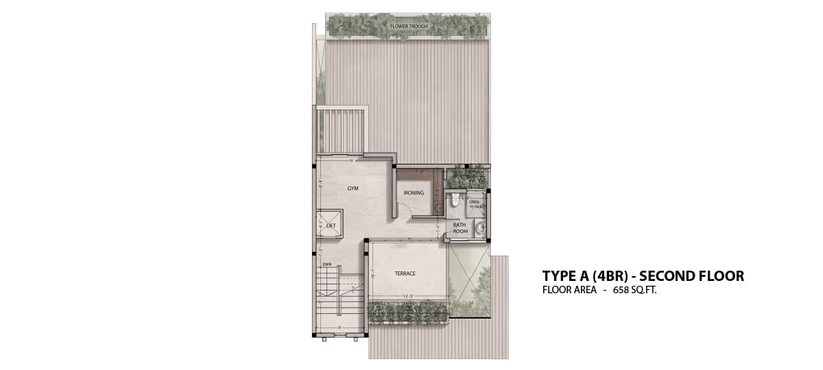 Type A (4BR) - Second Floor